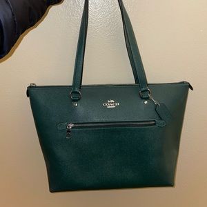 GREEN COACH PURSE